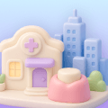 3D icon representing local dental implant care in Mexico City.