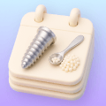 3D icon representing stay length for the implant surgical phase.