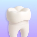 Dental crowns icon showing a crown placed over a tooth.