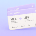 Booked flight planning icon for wisdom tooth extraction.